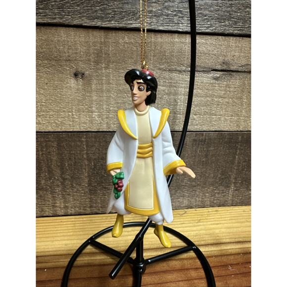 Vintage Disney Grolier Christmas Magic Ornament Aladdin In Box - Picture 1 of 4